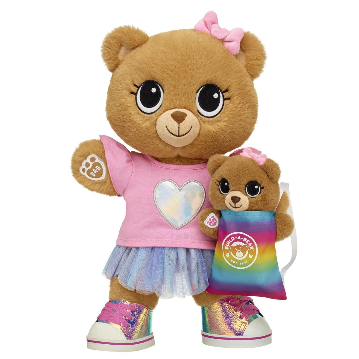 Bearnice Teddy Bear Mini Beans® &amp; Bear Carrier Set | Build-A-Bear® - US 9546