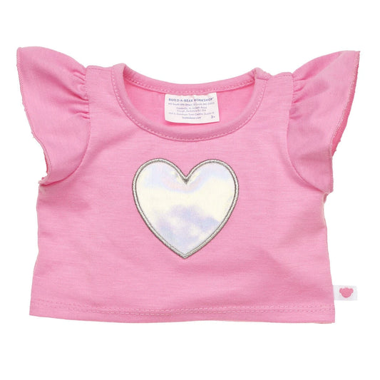 Kabu™ Pink Heart T-Shirt for Plush Toys | Build-A-Bear® - US 6495