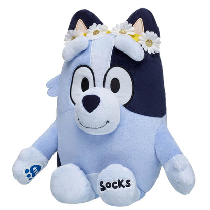 Socks Plush Puppy w/ Flower Crown | Build-A-Bear - US 6879