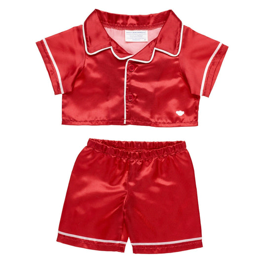Red Satin PJs Set for Plush Toys | Build-A-Bear® - US 2707
