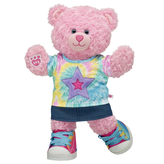 Pink Cuddles Teddy Bear Rainbow Gift Set | Build-A-Bear® - US 8866