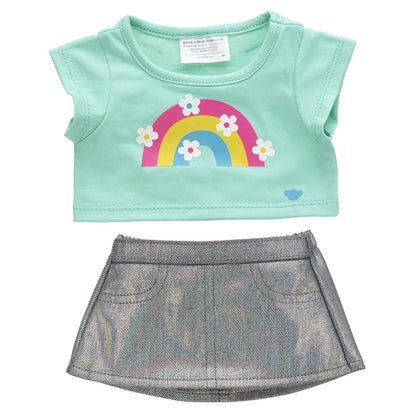 Kabu™ Rainbow Tee &amp; Skirt Set for Plush Toys | Build-A-Bear® - US 5852