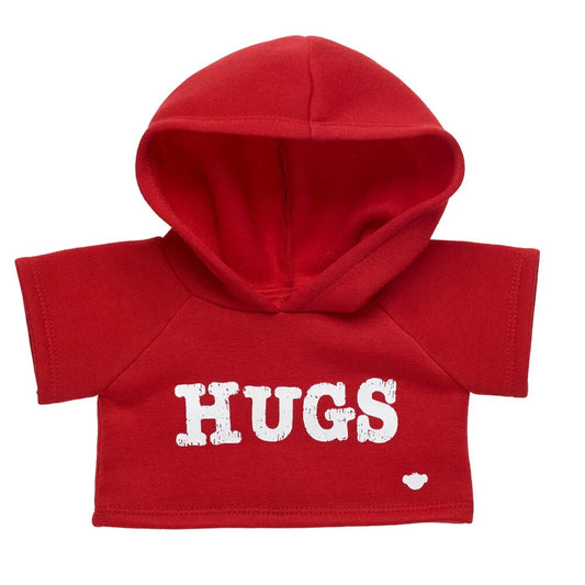 Red Hugs Hoodie for Stuffed Animals | Build-A-Bear® - US 2886