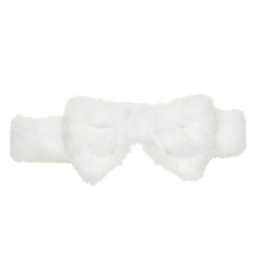 White Plush Bow Headwrap for Plush Toys | Build-A-Bear® - US 2971