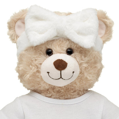 White Plush Bow Headwrap for Plush Toys | Build-A-Bear® - US 9432