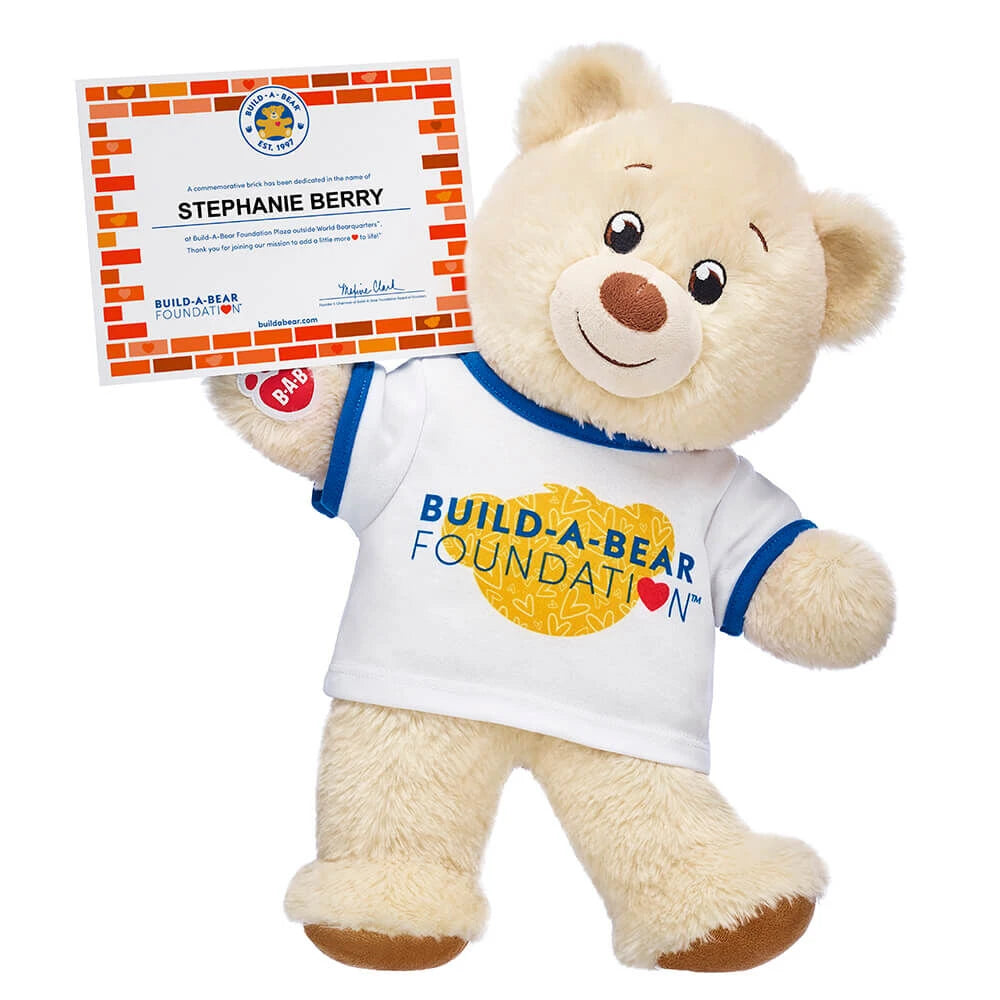 Build-A-Bear Foundation Deluxe Commemorative Brick - US 6488