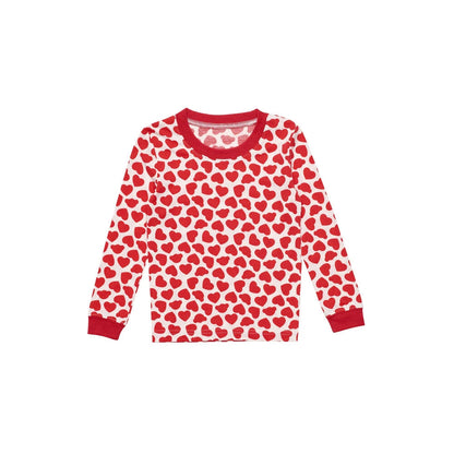 Build-A-Bear Pajama Shop™ Red Hearts PJ Top - Toddler and Youth - US 9741