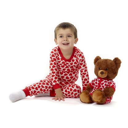 Build-A-Bear Pajama Shop™ Red Hearts PJ Top - Toddler and Youth - US 9741