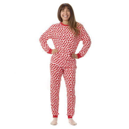 Build-A-Bear Pajama Shop™ Red Hearts PJ Top - Adult - US 9264