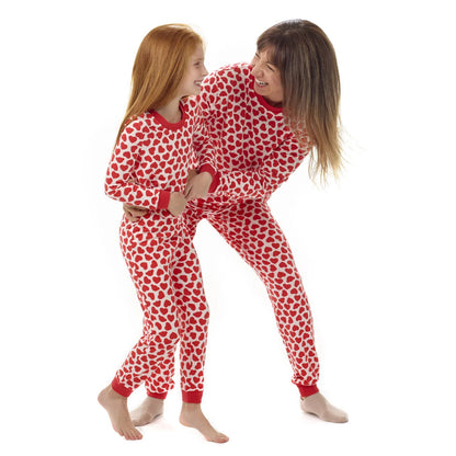 Build-A-Bear Pajama Shop™ Red Hearts PJ Top - Adult - US 9264