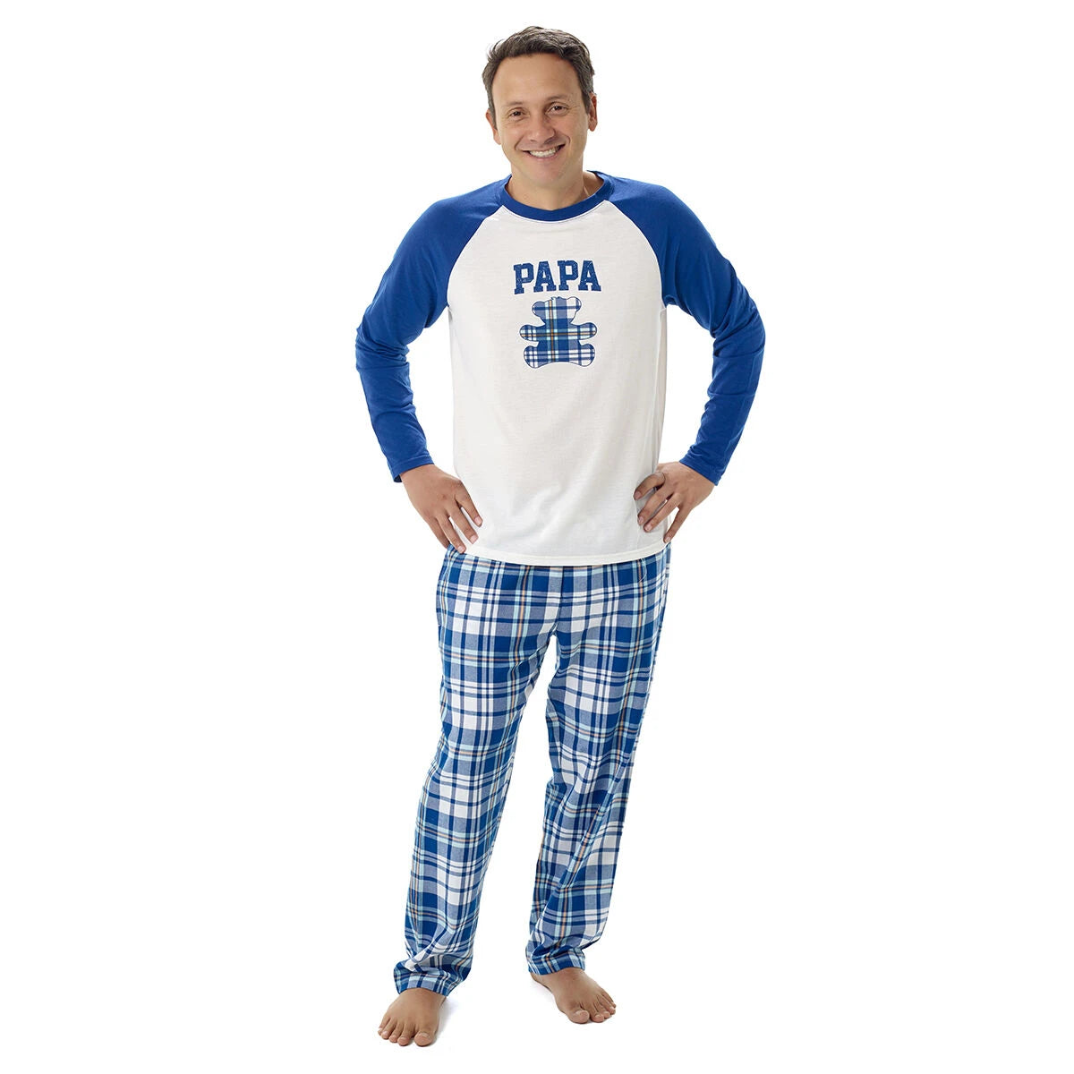 Build-A-Bear Pajama Shop™ Papa Bear Raglan Top - Adult - US 6415