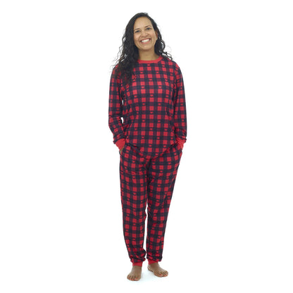 Build-A-Bear Pajama Shop™ Buffalo Check Top - Adult - US 5729