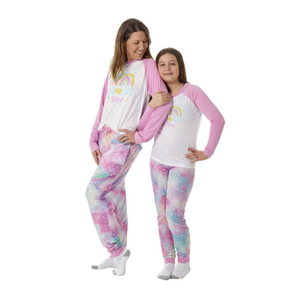 Build-A-Bear Pajama Shop™ Rainbow Galaxy Joggers - Adult - US 6254