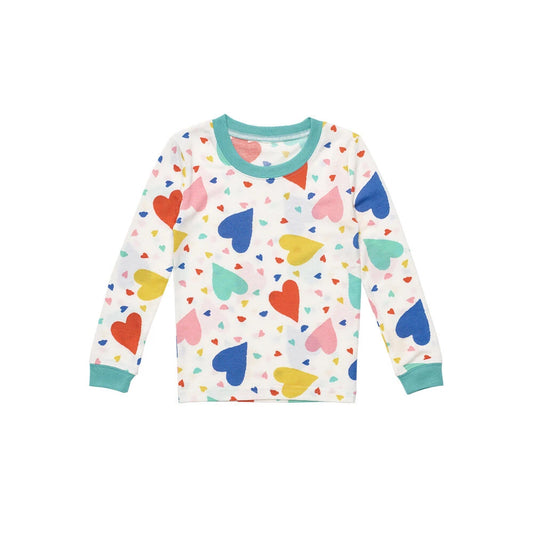 Build-A-Bear Pajama Shop™ Colorful Hearts PJ Top - Toddler and Youth - US 4014