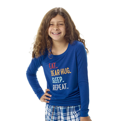 Build-A-Bear Pajama Shop™ Eat Sleep Repeat Top - Toddler &amp; Youth - US 7677