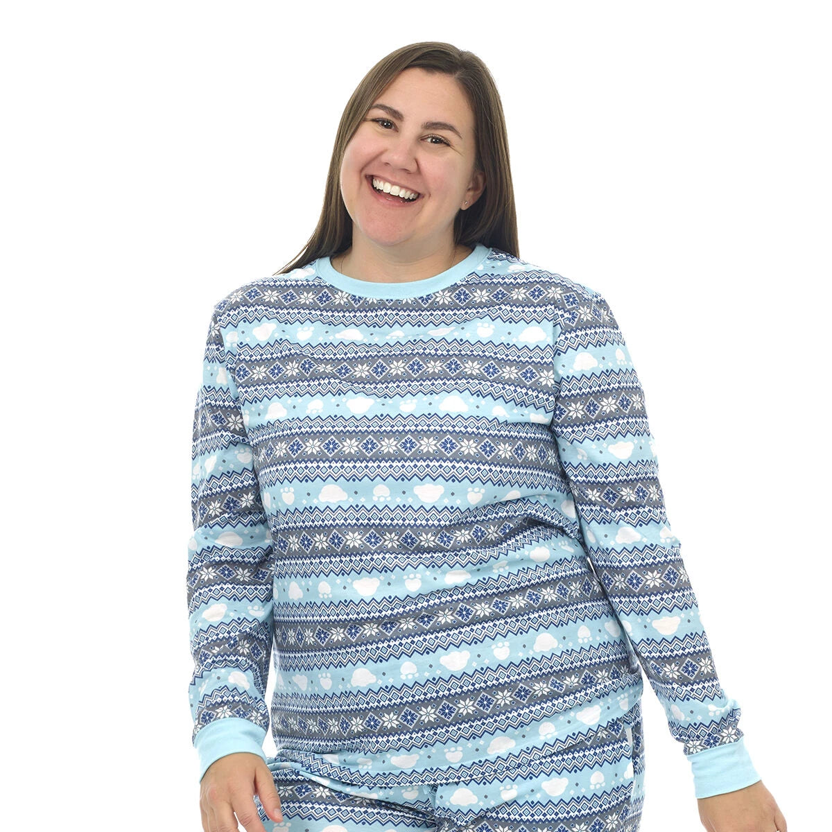 Build-A-Bear Pajama Shop™ Winter Fair Isle Top - Adult - US 2228