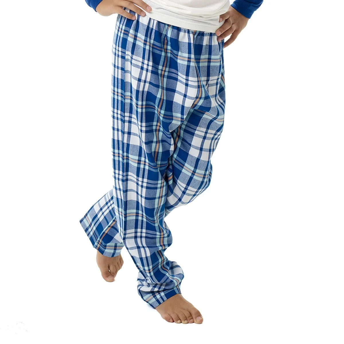 Build-A-Bear Pajama Shop™ Blue Plaid Pants - Toddler &amp; Youth - US 2858