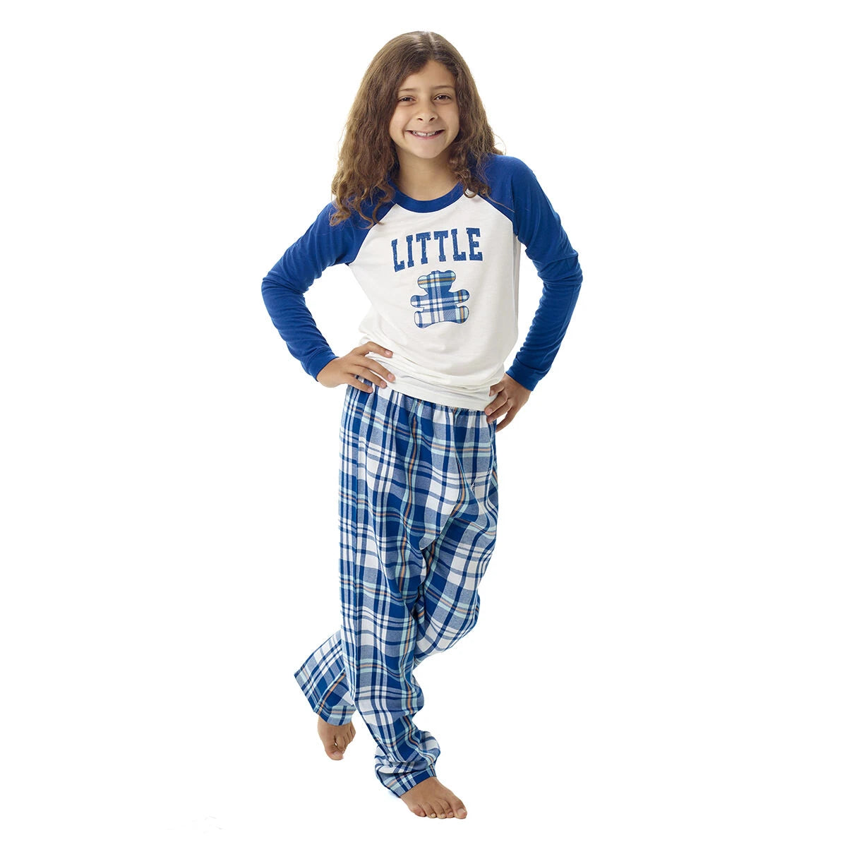 Build-A-Bear Pajama Shop™ Blue Plaid Pants - Toddler &amp; Youth - US 2858