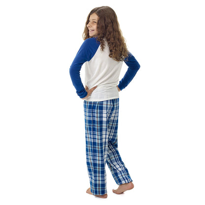 Build-A-Bear Pajama Shop™ Blue Plaid Pants - Toddler &amp; Youth - US 2858