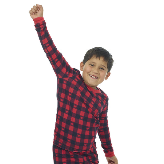 Build-A-Bear Pajama Shop™ Buffalo Check Top - Toddler &amp; Youth - US 1827