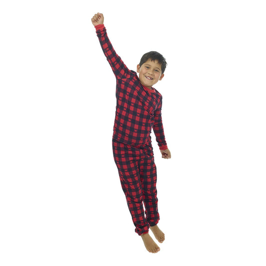 Build-A-Bear Pajama Shop™ Buffalo Check Top - Toddler &amp; Youth - US 4907