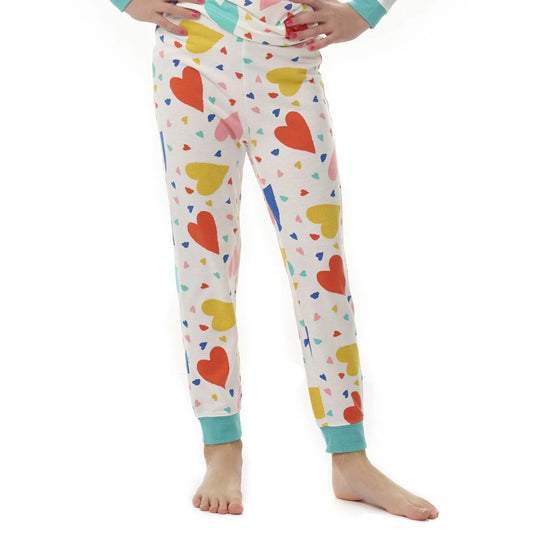 Build-A-Bear Pajama Shop™ Colorful Hearts PJ Pants - Toddler and Youth - US 7020