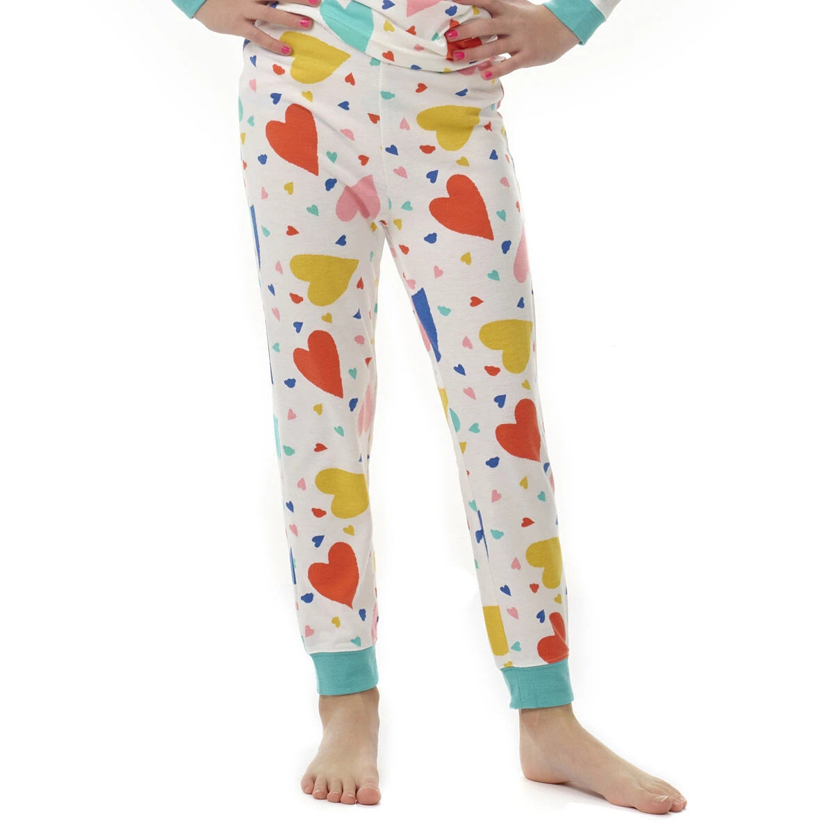 Build-A-Bear Pajama Shop™ Colorful Hearts PJ Pants - Toddler and Youth - US 8681