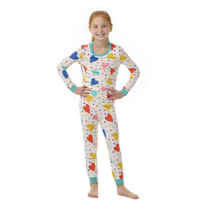 Build-A-Bear Pajama Shop™ Colorful Hearts PJ Pants - Toddler and Youth - US 8272