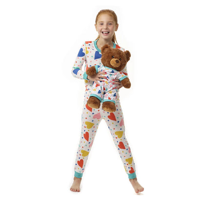 Build-A-Bear Pajama Shop™ Colorful Hearts PJ Pants - Toddler and Youth - US 8272