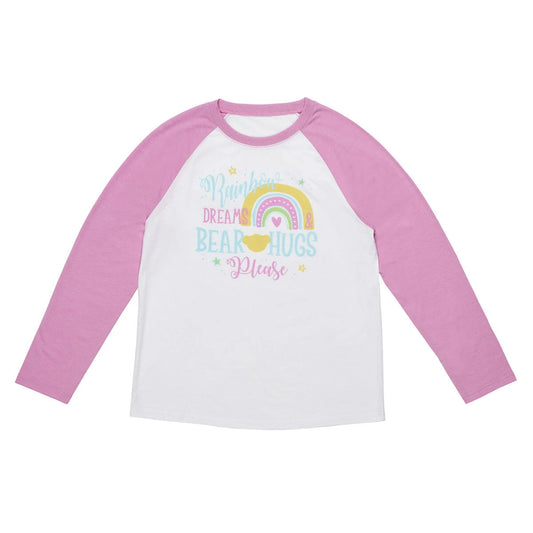 Build-A-Bear Pajama Shop™ Rainbow Dreams &amp; Bear Hugs Please PJ Top - Adult - US 5457