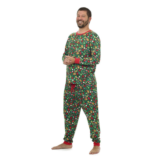 Build-A-Bear Pajama Shop™ Holiday Print Top - Adult - US 4548