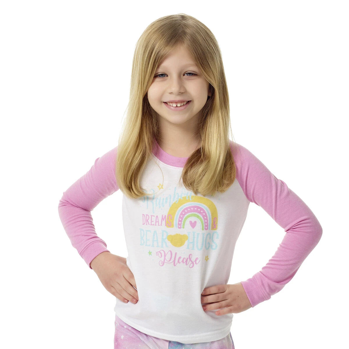 Build-A-Bear Pajama Shop™ Rainbow Dreams &amp; Bear Hugs Please PJ Top - Toddler &amp; Youth - US 6957