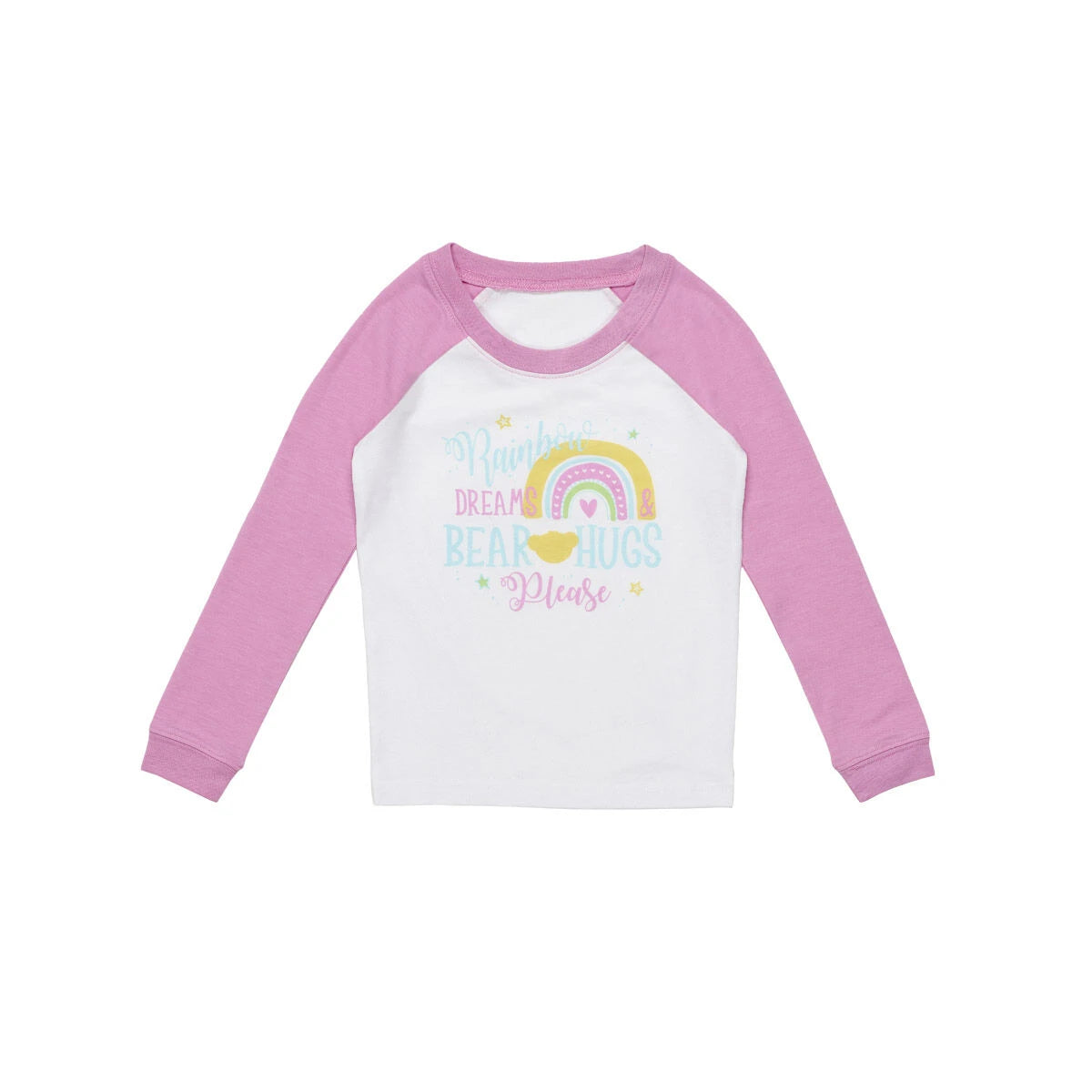 Build-A-Bear Pajama Shop™ Rainbow Dreams &amp; Bear Hugs Please PJ Top - Toddler &amp; Youth - US 6957