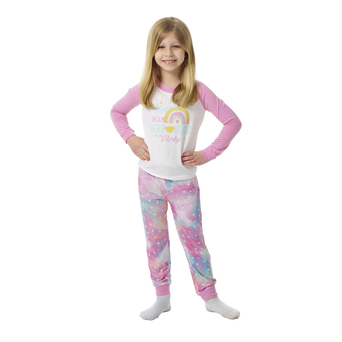 Build-A-Bear Pajama Shop™ Rainbow Dreams &amp; Bear Hugs Please PJ Top - Toddler &amp; Youth - US 6957