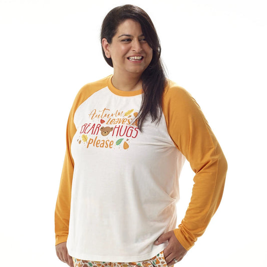 Build-A-Bear Pajama Shop™ Autumn Leaves Top - Adult - US 9133
