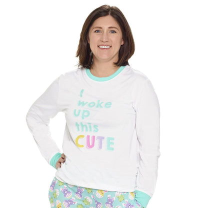 Build-A-Bear Pajama Shop™ "I Woke Up This Cute" PJ Top - Adult - US 7477