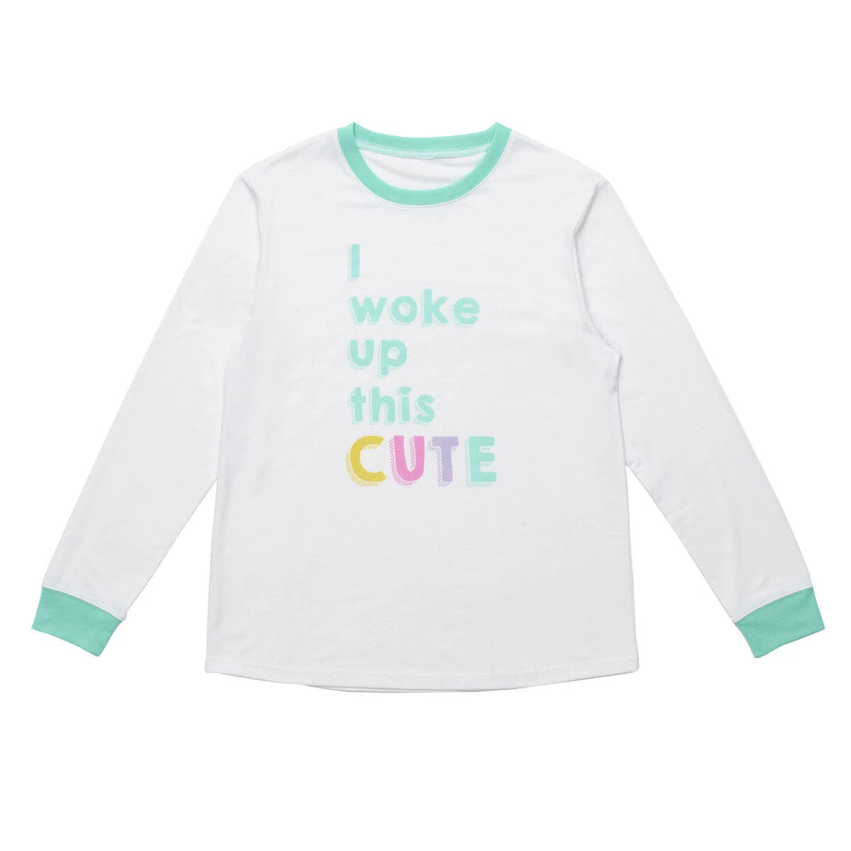 Build-A-Bear Pajama Shop™ "I Woke Up This Cute" PJ Top - Adult - US 6646