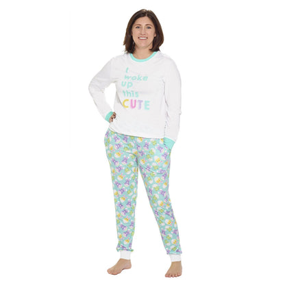 Build-A-Bear Pajama Shop™ "I Woke Up This Cute" PJ Top - Adult - US 6445