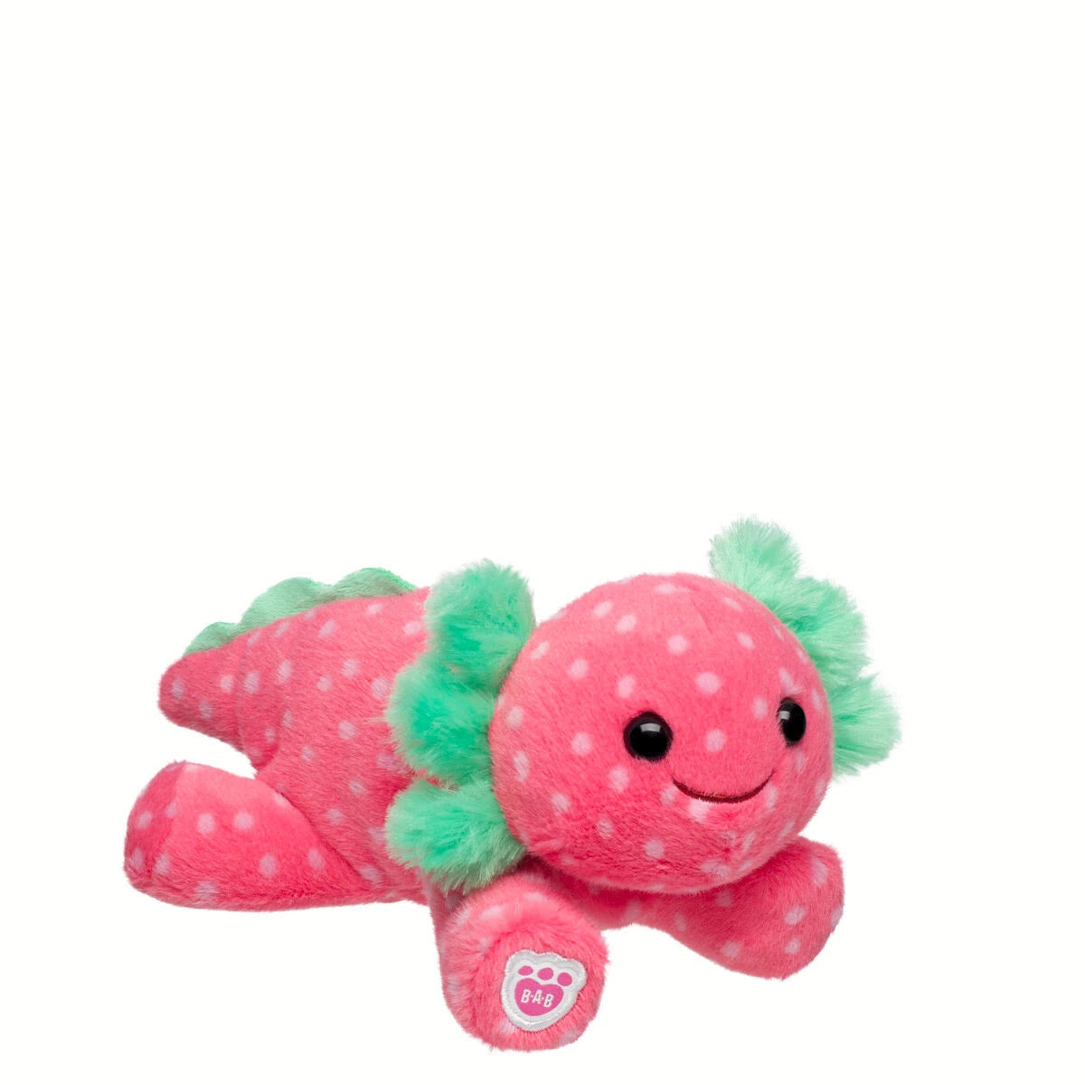 Build-A-Bear Mini Beans Strawberry Axolotl Stuffed | BAB - US 4275