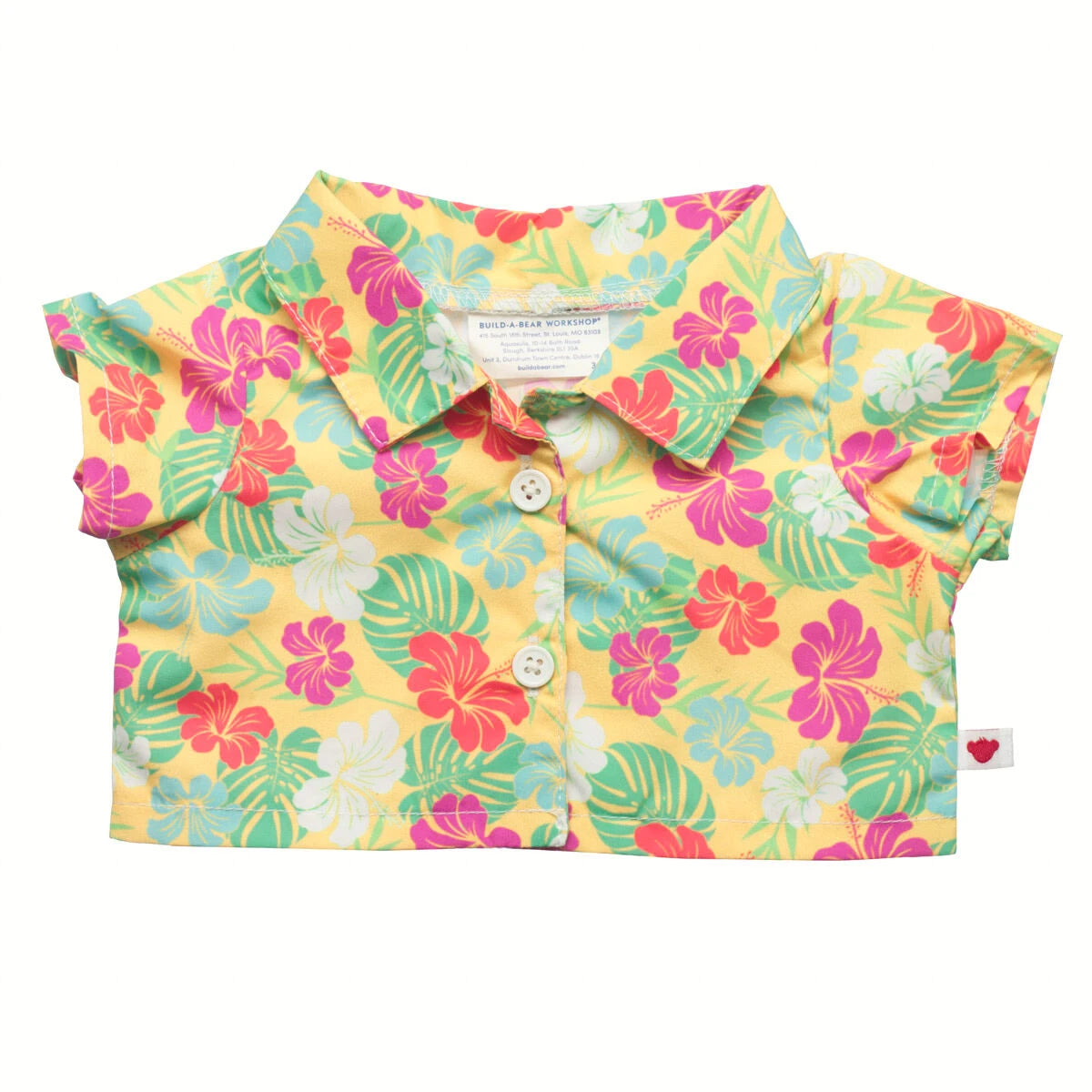 Tropical Flower Print Shirt | Build-A-Bear - US 1247