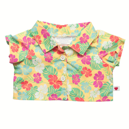 Tropical Flower Print Shirt | Build-A-Bear - US 1247