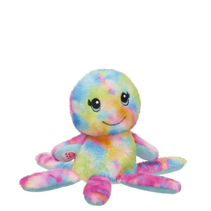 Mini Beans Rainbow Octopus Stuffed Animal - US 6829
