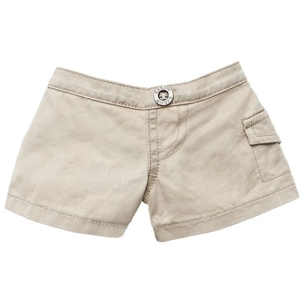 Tiny Pocket Khaki Shorts for Stuffed Animals | Build-A-Bear® - US 3633