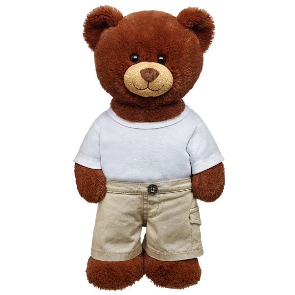 Tiny Pocket Khaki Shorts for Stuffed Animals | Build-A-Bear® - US 3633