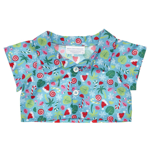 Tropical Christmas Shirt for Stuffed Animals | Build-A-Bear® - US 9043