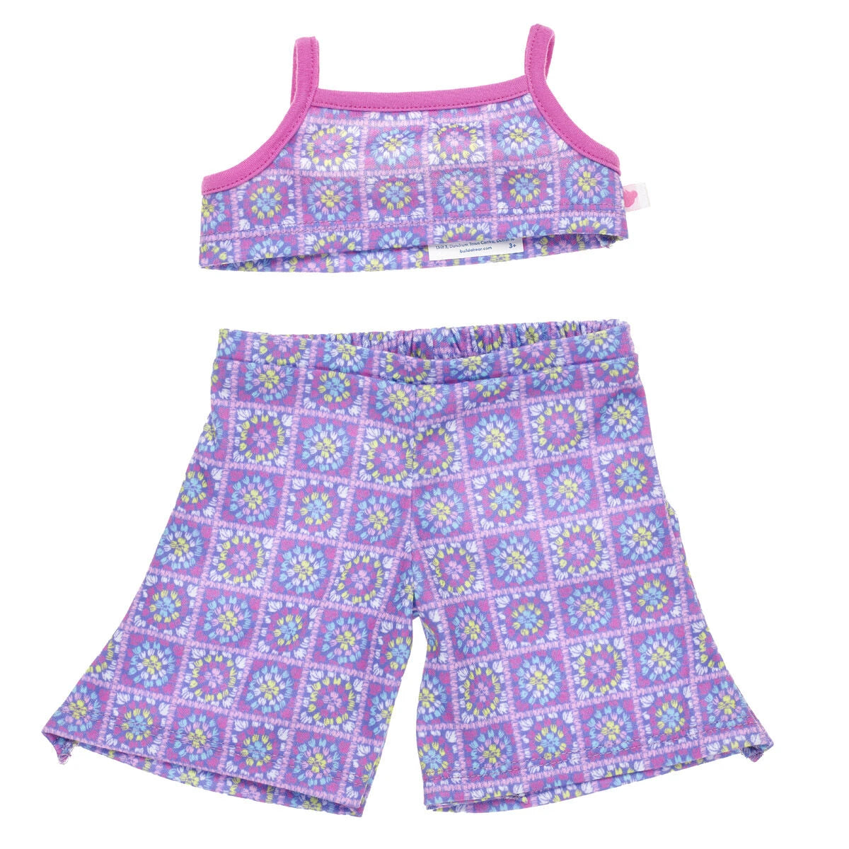 Plush Purple Crochet Jumpsuit Set for Stuffed Animals | Build-A-Bear® - US 2188