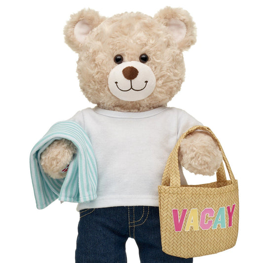 Vacay Tote and Towel Set for Plush Toys | Build-A-Bear® - US 6567
