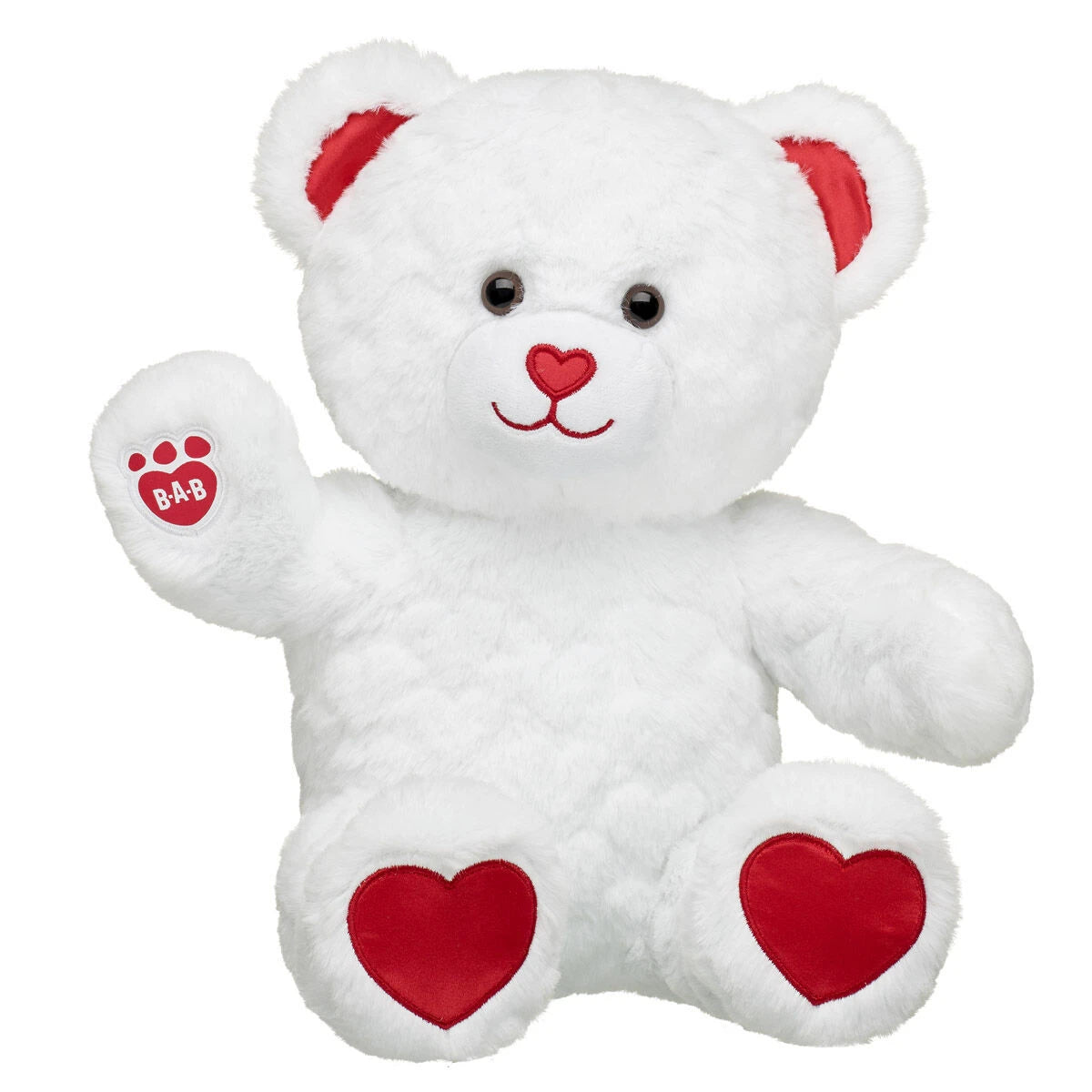 Online Exclusive Embossed Hearts Teddy Bear | Build-A-Bear® - US 8056