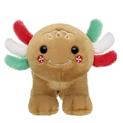 Gingerbread Axolotl Stuffed Animal - US 5818
