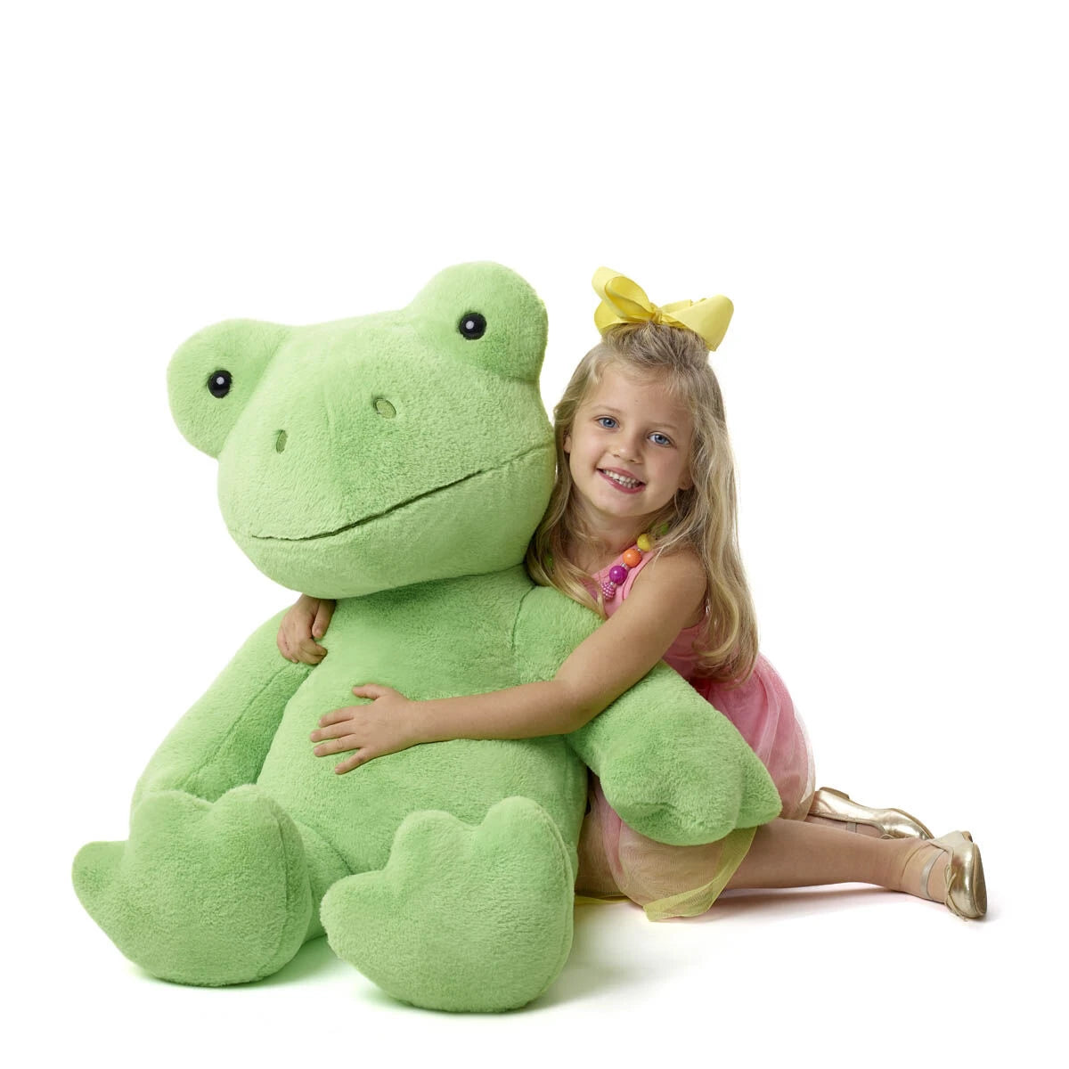Giant Spring Green Frog Stuffed Animal | Build-A-Bear® - US 4850